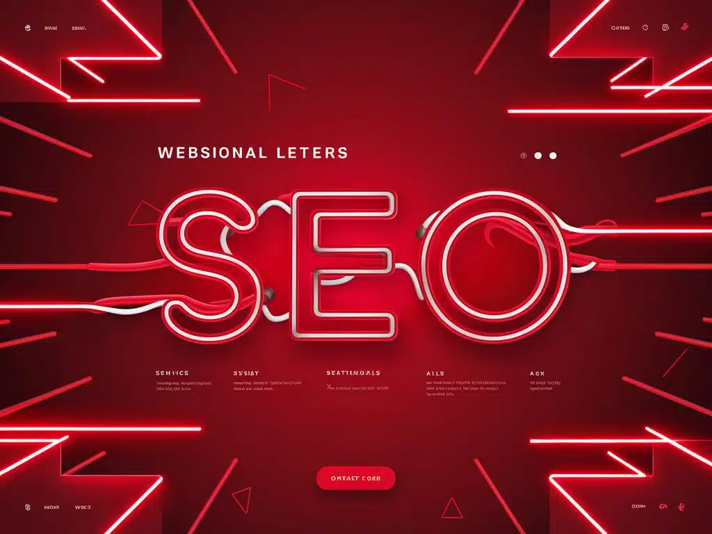 a sleek and modern website design with a bold red AWY28rmqRSqDD2wdMTrG4w WcJtdpozRsKVqhSVRyKu4g | اتساین وب